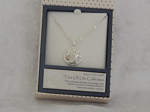 Equilibrium Necklace 2 Tone Tree of Life